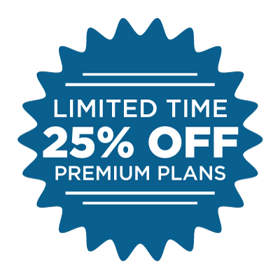 25% Off Premium Plans