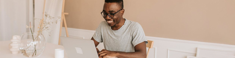 Man enjoying his new PSPINC hosting account