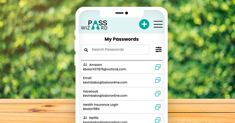 iPhone using Pass Wizard